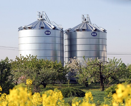 Silos płaskodenny - ładowność do 5000 ton